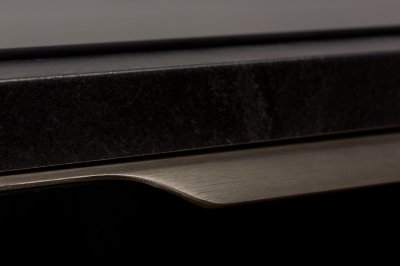 Vector edge furniture handle 0434 297 Aluminum Silver Brushed