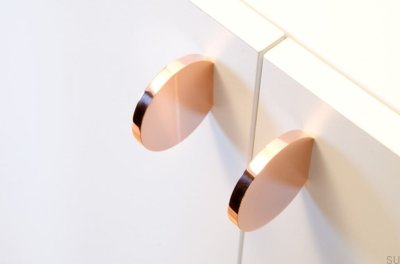 Furniture knob Globe 50 Copper Brushed Uncoated