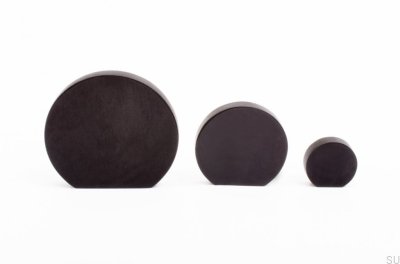 Globe 50 furniture knob Black aluminum