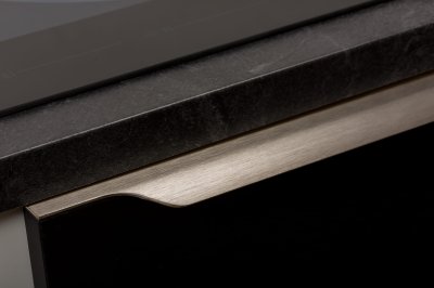 Vector edge furniture handle 0434 497 Aluminum Silver Brushed