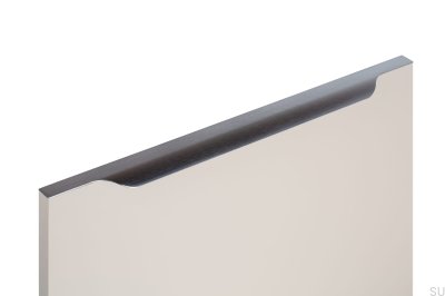 Vector edge furniture handle 0434 497 Aluminum Brushed Gray