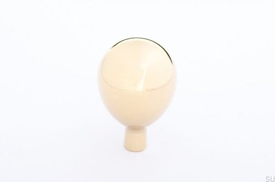 Furniture Knob Drop 20 Polished Brass Unpainted
