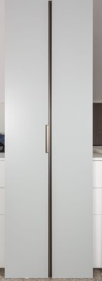 Recessed furniture handle Hexxa 3000 Aluminum Metallic Gray