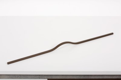 Elongated furniture handle Brave 1120 Aluminum Metallic Brown