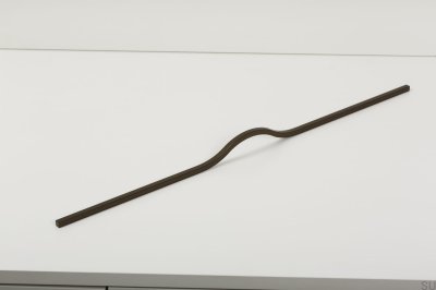 Elongated furniture handle Brave 480 Aluminum Metallic Brown