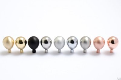 Drop 20 furniture knob Polished stainless steel