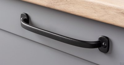 Shell furniture handle Firm 160 Metal Black