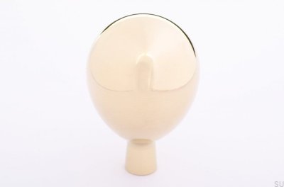 Furniture knob Drop 28 Polished Brass Unpainted