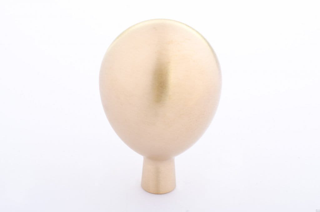 Gałka Drop 32 mosiądz szczotkowany