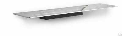 Simple bathroom shelf 7021 Hand Polished Steel