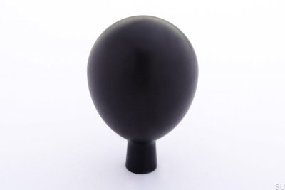 Furniture Knob Drop 28 Black aluminum