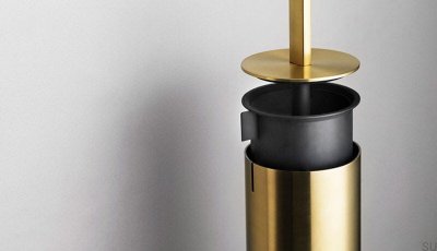 Floor Toilet Brush 7042 Gold PVD Coating