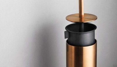 Floor Toilet Brush 7043 Copper PVD Coating