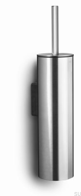 Wall mounted toilet brush 7045 Brushed Steel