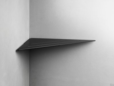 Corner bathroom shelf 7214 Black PVD coating