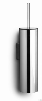Wall Mounted Toilet Brush 7046 Hand Polished Steel