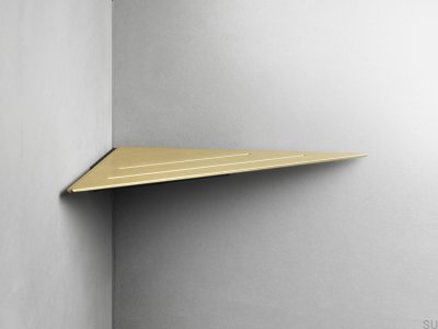 Corner bathroom shelf 7212 Gold PVD coating