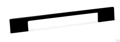 Elongated furniture handle Dino 96/128 Metal Black Matt