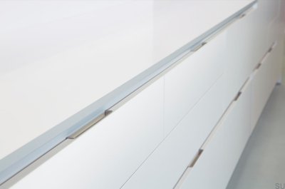 Hide 200 Chrome Silver recessed furniture handle