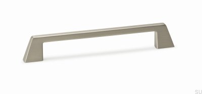 Elongated furniture handle Kado 320 Brushed Nickel