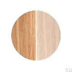 Uchwyt meblowy Basic Półokrągły 40 Drewniany Dębowy - Olej Bezbarwny Półmat.webp