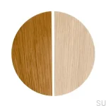 Uchwyt meblowy Basic Półokrągły 43 Drewniany Dębowy - Olej Bezbarwny Półmat.webp