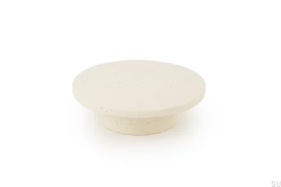 Furniture knob Echo Wooden White