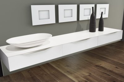 Edge furniture handle Forma 0251 1197 Aluminum Silver Brushed