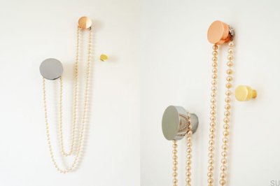 Furniture knob Dot 30 Brushed aluminum