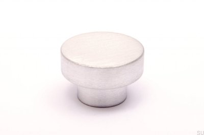 Furniture knob Dot 30 Brushed aluminum