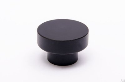 Furniture Knob Dot 30 Black aluminum