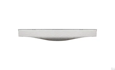 Edge furniture handle Noma 0255 128 Aluminum Silver Brushed
