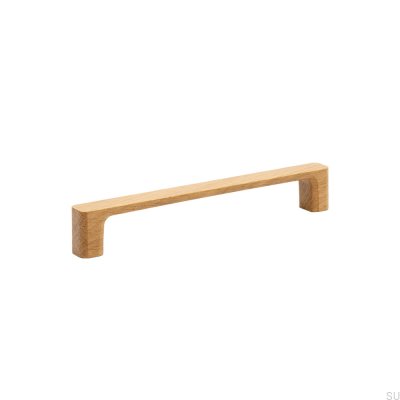 Elongated furniture handle Sans 160 Wooden Oak