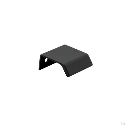 Edge furniture handle Side 40 Aluminum Black Matt