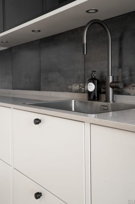 Furniture knob Esther Steel Black Matt