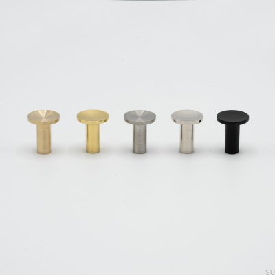 Sture 18 furniture knob, brass, matt black