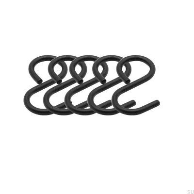 Hooks for a kitchen hanger Aveny Brass Black