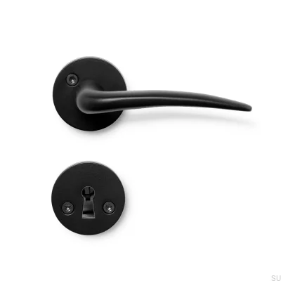 Skagen Metal Door Handle Matte Black Standard Scandinavian