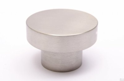 Furniture knob Dot 50 Brushed aluminum