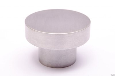 Dot 50 furniture knob Brushed stainless steel