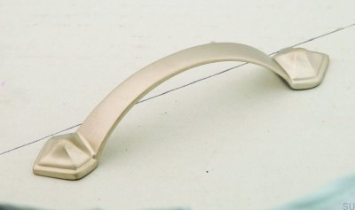 Elongated furniture handle 1323 96 Matt Nickel