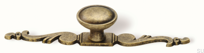Furniture knob with a sign 1546 Antique Bronze