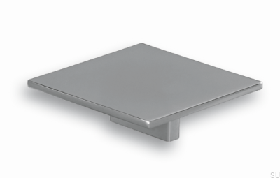 Square furniture handle 2053 Polished chrome