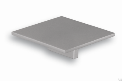 Square furniture handle 2053 Silver Matt