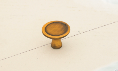 Furniture knob 2148 Antique Gold Brushed