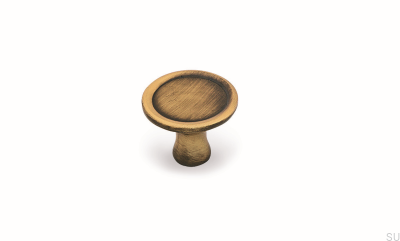 Furniture knob 2148 Antique Gold Brushed
