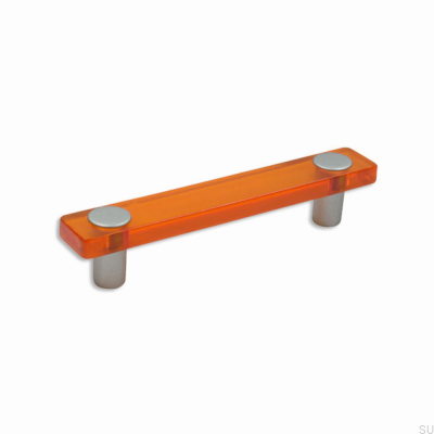 Elongated furniture handle SM8119I 96 Plastic Orange