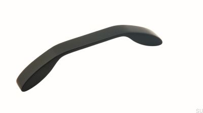 Elongated furniture handle 2266 Metal Black Matt