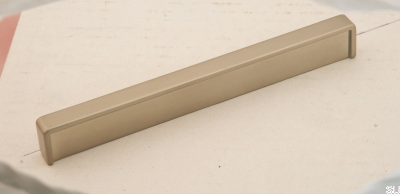 Elongated furniture handle 1907F 96 Brushed Nickel