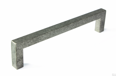 Elongated furniture handle SM8137I 128 Antique Silver